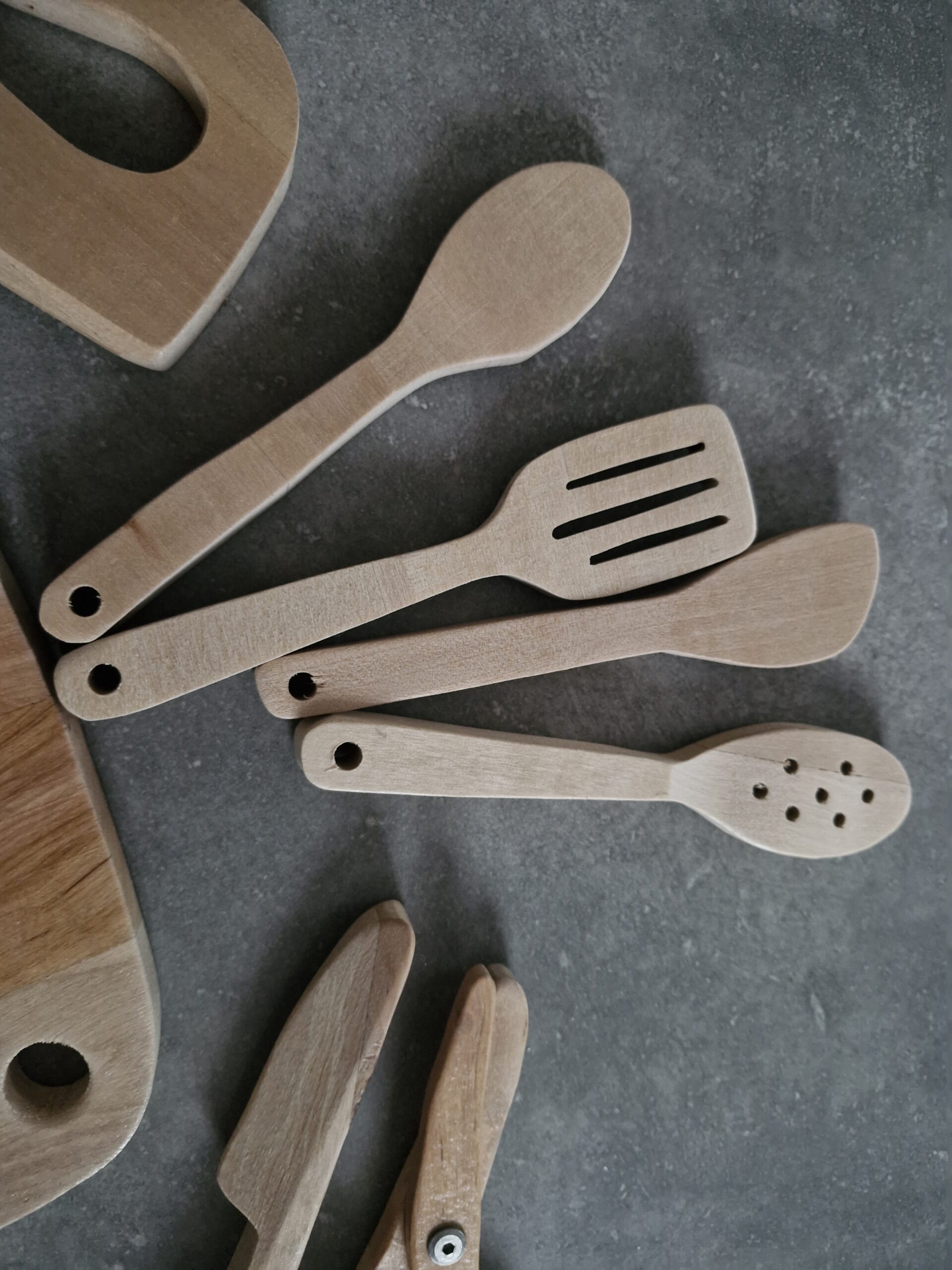 Set de cuisine en bois pour enfant – 9 pièces – Image 5