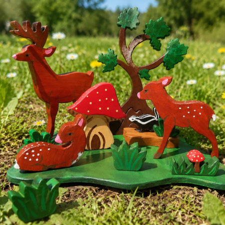 Coffret "Forêt enchantée des petits cerfs"