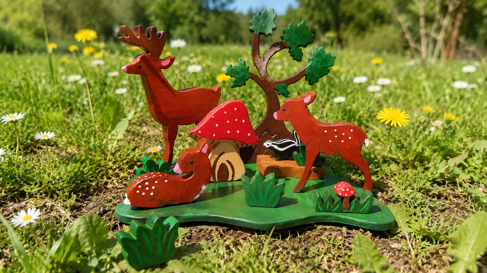 Coffret "Forêt enchantée des petits cerfs"