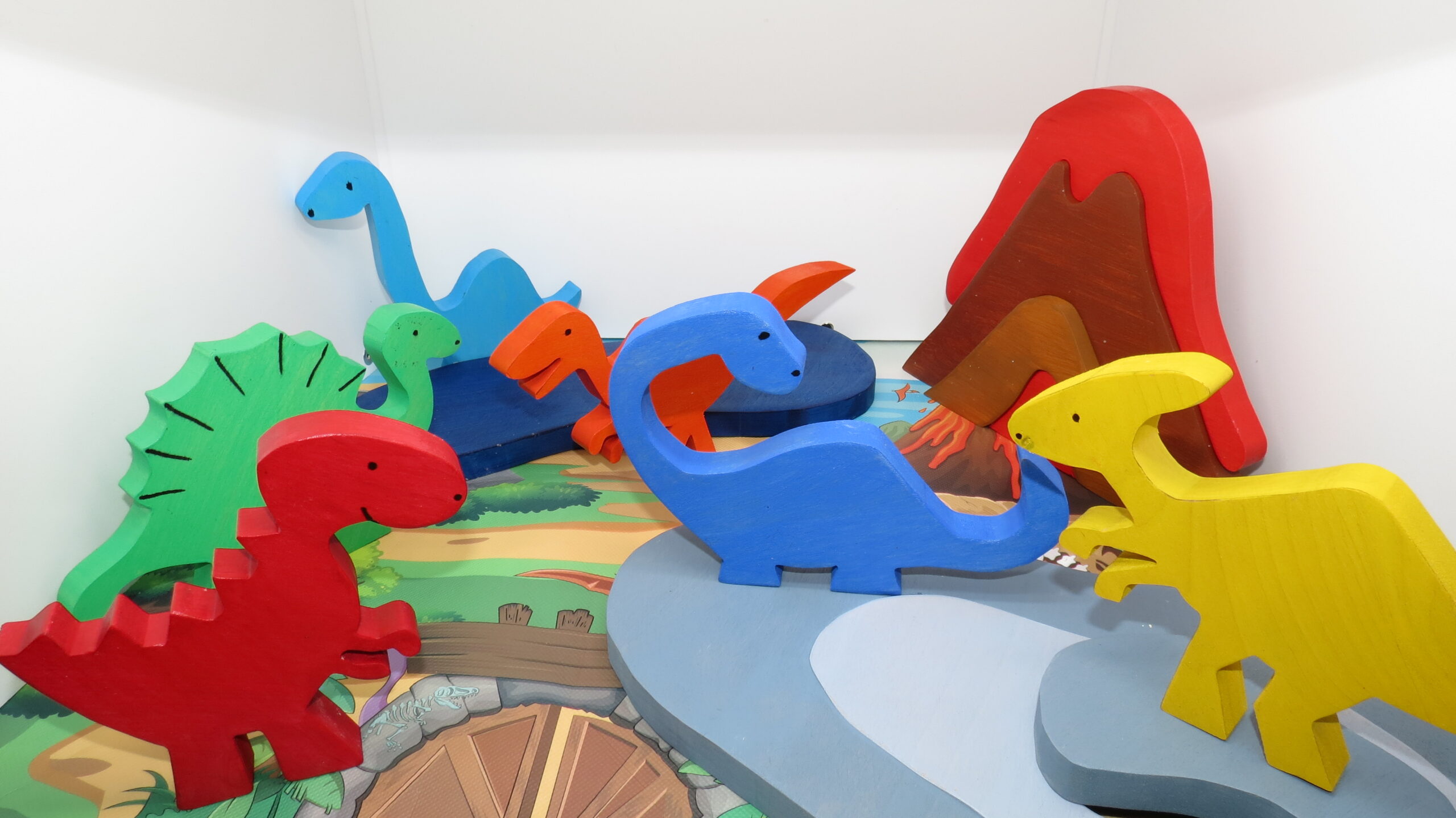 Coffret dinosaures en bois – Univers préhistorique à construire – Image 8